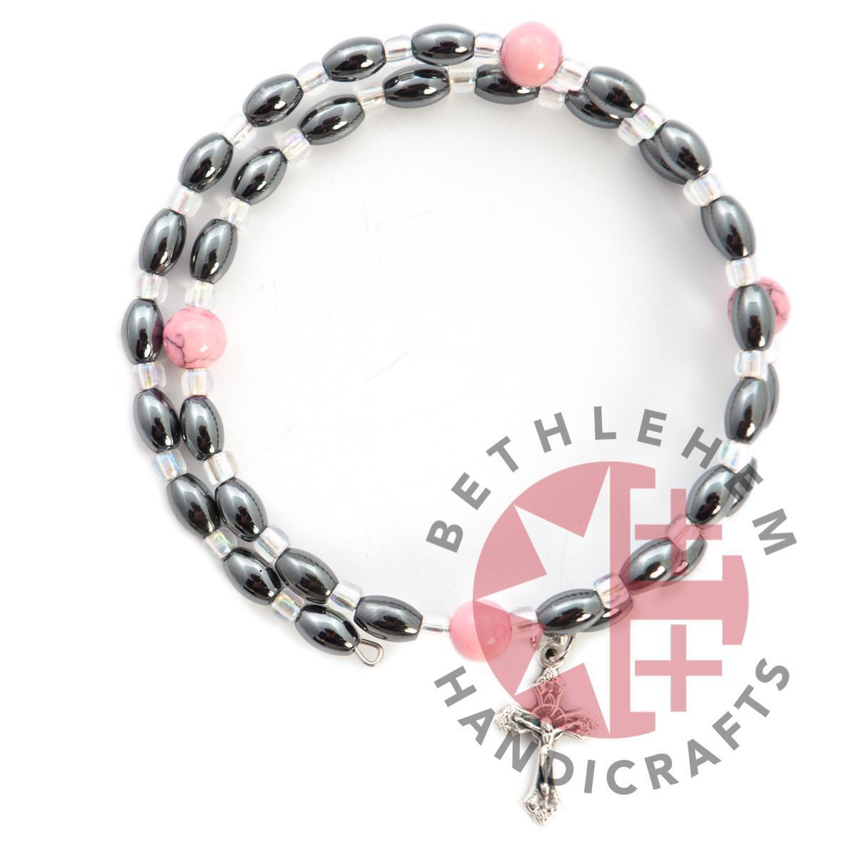 Hematite Bracelet - Olive Wood Jewelry