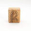 Rosary or Ring Box Holder with Virgin Mary,  Jerusalem Holy Land Olive Wood