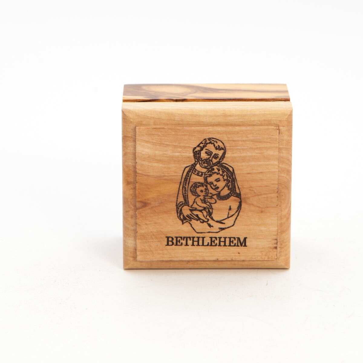 Holy Family Wooden Rosary Holder, Bethlehem