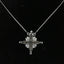 Modern Two-Way Magnetic Star of Bethlehem Necklace with Gemstones - Jewelry - Bethlehem Handicrafts