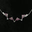 Two-Way Magnetic Star of Bethlehem Necklace (Pink Gemstones) - Jewelry - Bethlehem Handicrafts