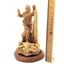 Jesus Christ "Calms The Storm", 10.6" Carved Wooden Sculpture