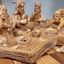  Last Supper Wood Carving, Sculptured from Olive Wood in the Holy Land, Unique Carved Image of Jesus Christ and his Disciples Celebrating the Passover, Biblical Inspired Art for Home