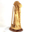 Jesus Christ "Knocking at the Door" Sculpture, 22.3" Olive Wood Carving from Holy Land