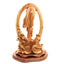 Carving of "Jesus Saving Us from Sea" ,  14" Sculpture from Holy Land Olive Wood
