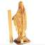 Virgin Mary "Our Lady of Grace" Statute, 22.8" Carved from the Holy Land Olive Wood
