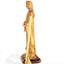 Virgin Mary "Our Lady of Grace" Statute, 22.8" Carved from the Holy Land Olive Wood