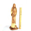 Virgin Mary  "Our Lady Mother of Hope" Abstract Statue, 22.5"Olive Wood Carving from Holy Land