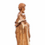 Tall Carving of St. Joesph Head, with young Jesus Christ, Sculpture Hand Carved and Polished showing beautiful and natural wood grains 