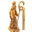 Moses with Staff and Ten Commandment Tablets, 17" Statue from Holy Land Olive