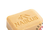 Pure olive oil soap from Nablus Holy Land, back view of the olive oil soap sculpture
