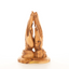 Carving of "Praying Hands",  Olive Wood with grain patterns,, Hand Made in the Holy Land, Small Size, Realistic Sculpture