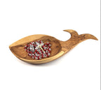Olive wood rosary hand made in Bethlehem Holy Land, 22.4 inch detail of the carved figure