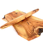 Curved Bakers Rolling Pin, 20" Olive Wood