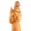 Saint Francis of Assisi Statue Hand Carving from Olive Wood grown in the  Holy Land 9.8"