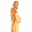 Saint Francis of Assisi Carving with wood grains handmade from Holy Land 9.8 inches tall