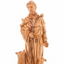 Saint Francis of Assisi, Patron of Animals Statue, 19" Tall Masterpiece, Hand Carved Sculpture from Holy Land Olive Wood, Hand Made Art
