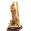 St. Francis Assisi with Animals Statue 13.4" Hand Carved Olive Wood from Holy Land
