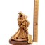 Virgin Mary Holding Baby Jesus Christ Carving (with a Unique Elegant Gown ) 10"