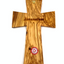 Jerusalem Engraved Wall Cross, Hand Made with Our Father en el Espanol, Hanging Rosary with Jesus Christ