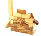 Rustic Olive Wood Nativity Scene, 4.5" with Natural Edges
