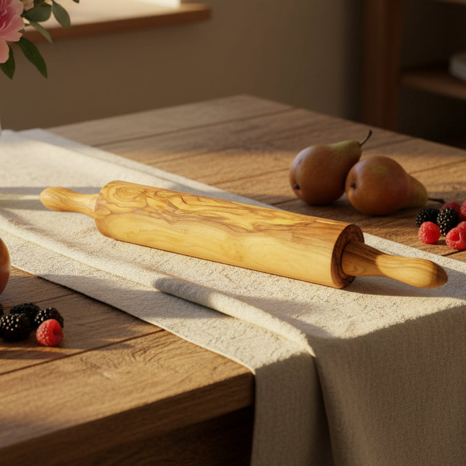 Olive Wood Rolling Pin , 21"